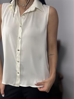 1190 SIRT TASLI SERIT DETAYLI BLUZ