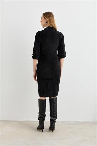 140221 KISA KOLLU ANGORA ELBISE