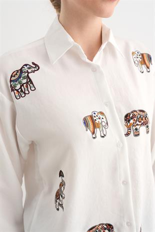 1413 FIL NAKISLI GOMLEK