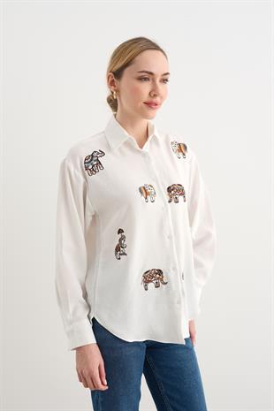 1413 FIL NAKISLI GOMLEK