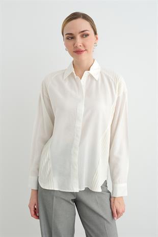 1433 TRIKO DETAYLI GOMLEK