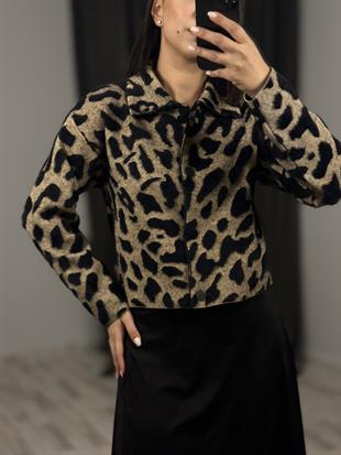 155 LEOPAR DESEN CEKET