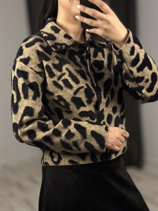 155 LEOPAR DESEN CEKET