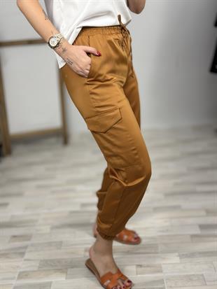 1594 SATEN KARGO CEPLI PANTOLON