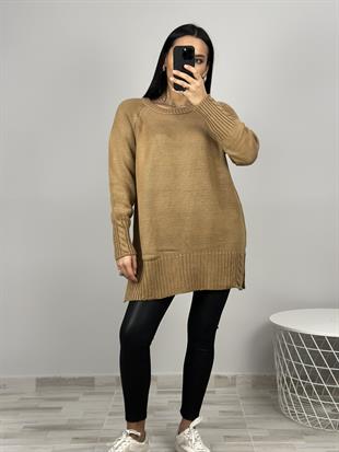 15969 BISIKLET YAKA TUNIK