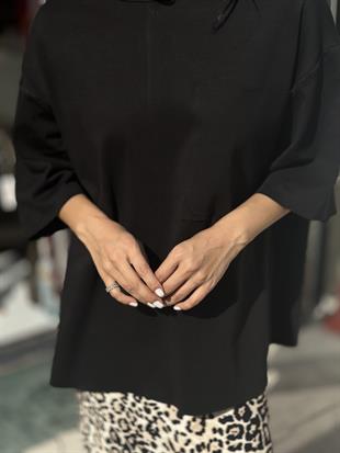 16073 ARKASI FERMUARLI TSHIRT