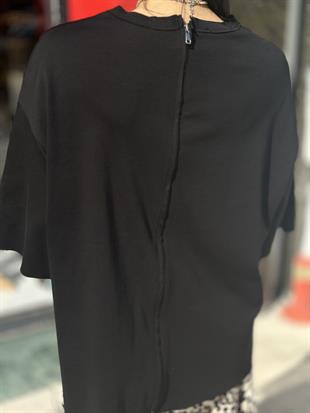 16073 ARKASI FERMUARLI TSHIRT