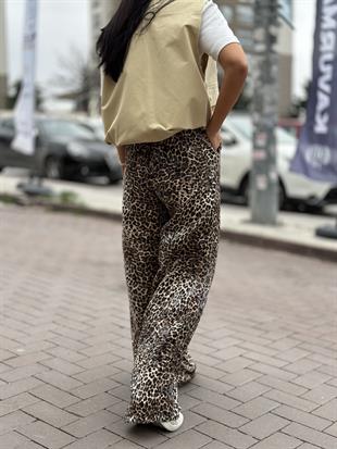 16108 LEOPAR DESENLI PANTOLON