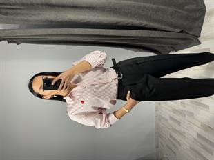 16153 CIZGILI KALPLI GOMLEK