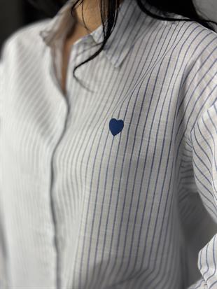 16153 CIZGILI KALPLI GOMLEK