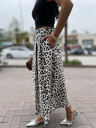 16244 LEOPAR DESEN PILELI ETEK