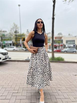 16244 LEOPAR DESEN PILELI ETEK
