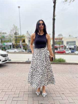 16244 LEOPAR DESEN PILELI ETEK