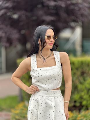 16318 PUANTIYE DESENLI CROP