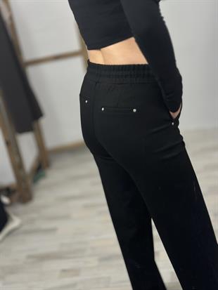 16336 KEMERLI LASTIKLI PANTOLON
