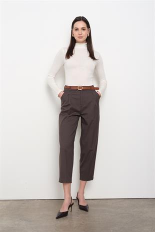16394 KEMERLI KUMAS PANTOLON