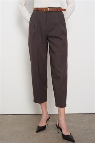 16394 KEMERLI KUMAS PANTOLON