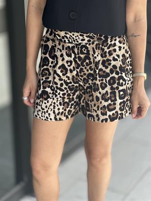 16431 LEOPAR DESEN CEPLI SORT