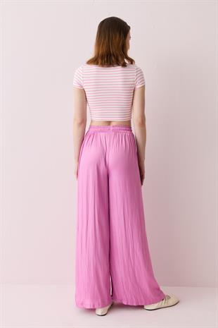 16632 SATEN BAGCIKLI PANTOLON