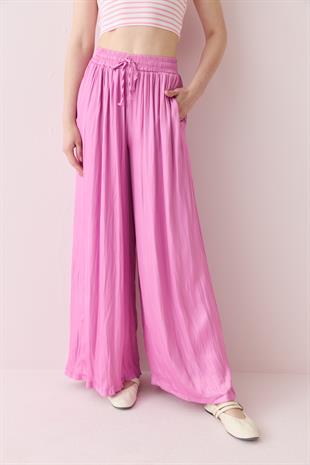 16632 SATEN BAGCIKLI PANTOLON