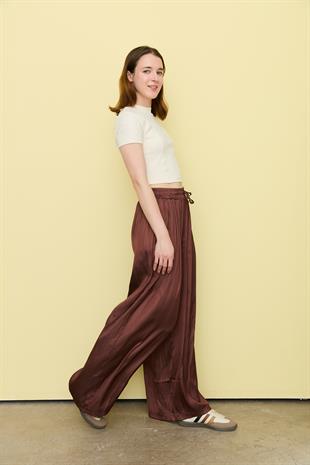 16632 SATEN BAGCIKLI PANTOLON