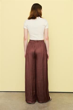 16632 SATEN BAGCIKLI PANTOLON