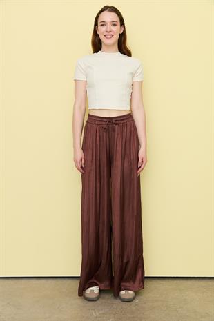 16632 SATEN BAGCIKLI PANTOLON