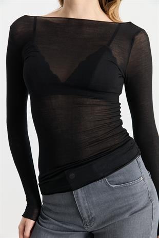 16641 ACIK YAKA TSHIRT