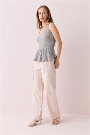 16785 BELI LASTIKLI PANTOLON