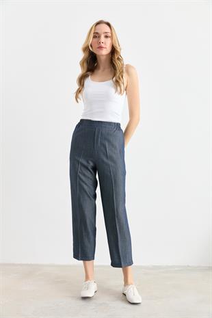 17019 BELI LASTIKLI PANTOLON