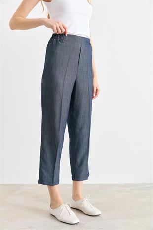 17019 BELI LASTIKLI PANTOLON
