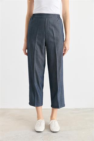 17019 BELI LASTIKLI PANTOLON