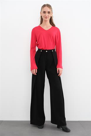 1702 GOLD DUGME PANTOLON