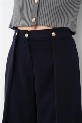 1702 GOLD DUGME PANTOLON