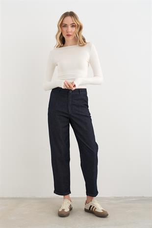 17049 YANDAN CEPLI KOT PANTOLON