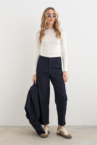 17049 YANDAN CEPLI KOT PANTOLON