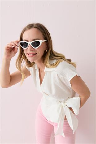 17259 KOLSUZ BAGLAMALI GOMLEK