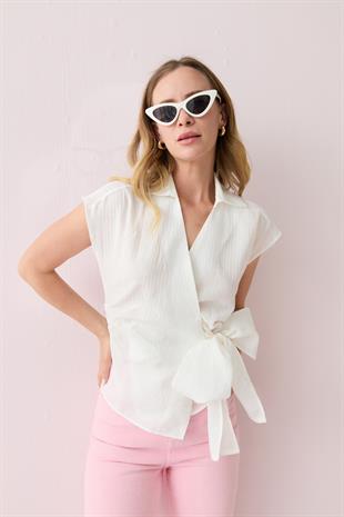 17259 KOLSUZ BAGLAMALI GOMLEK