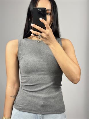 20847 KAYIK YAKA KOLSUZ TOP