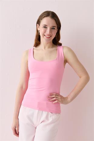 20977 KALIN ASKILI POLIAMID TOP