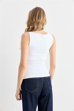 20977 KALIN ASKILI POLIAMID TOP