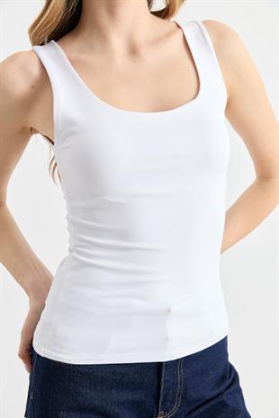 20977 KALIN ASKILI POLIAMID TOP