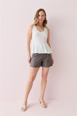 20984 PEPLUM DANTEL TOP