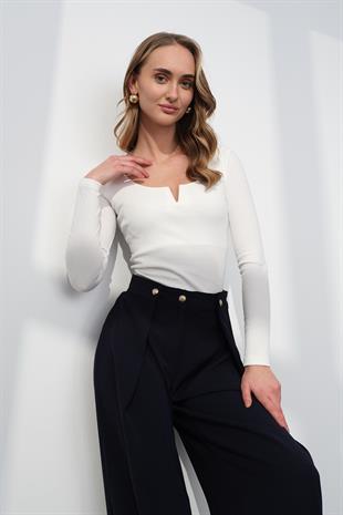 2260 DAMLA YAKA UZUN KOL BODY