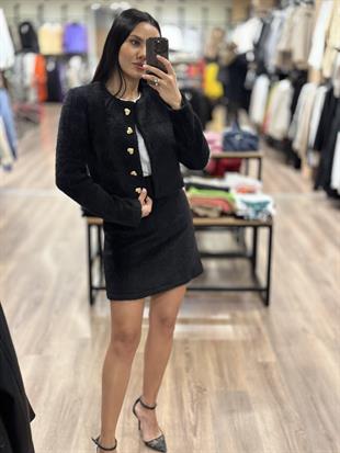 233854 KALP DUGME DETAYLI CEKET ETEK TAKIM