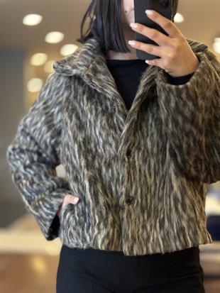 240230 SAKALLI LEOPAR CEKET