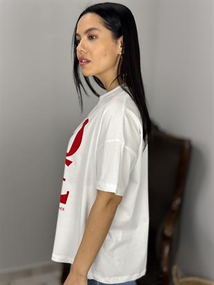 241035 LOVE YAZILI TSHIRT