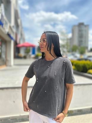 241038 OVERSIZE TASLI TSHIRT