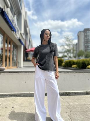 241038 OVERSIZE TASLI TSHIRT