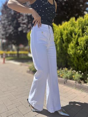 24454 ONDEN CEPLI WIDE LEG PANTOLON